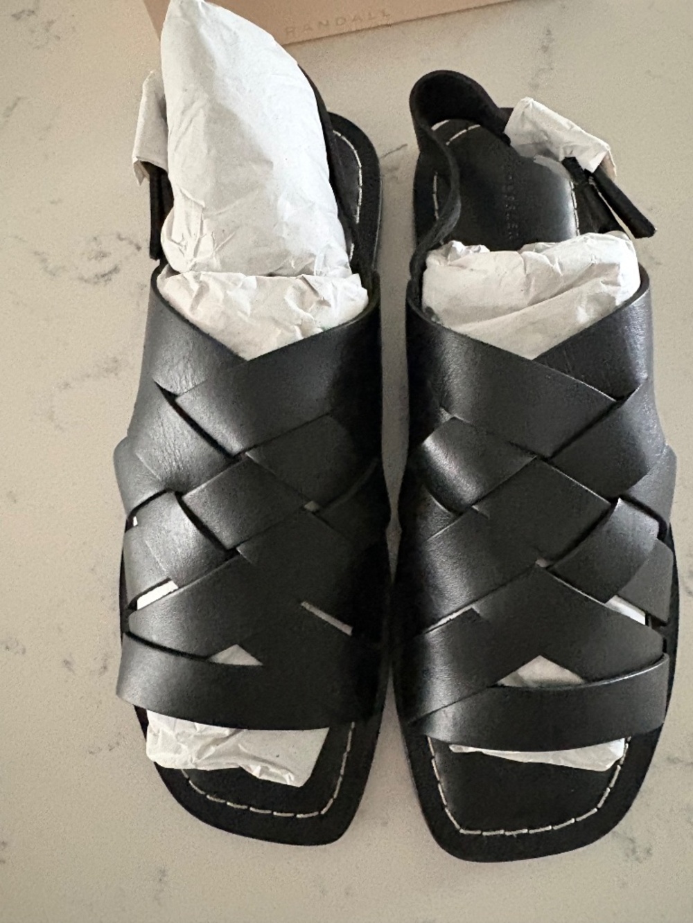 New in Box Loeffler Randall Leather Sandals - Picture 2 of 10